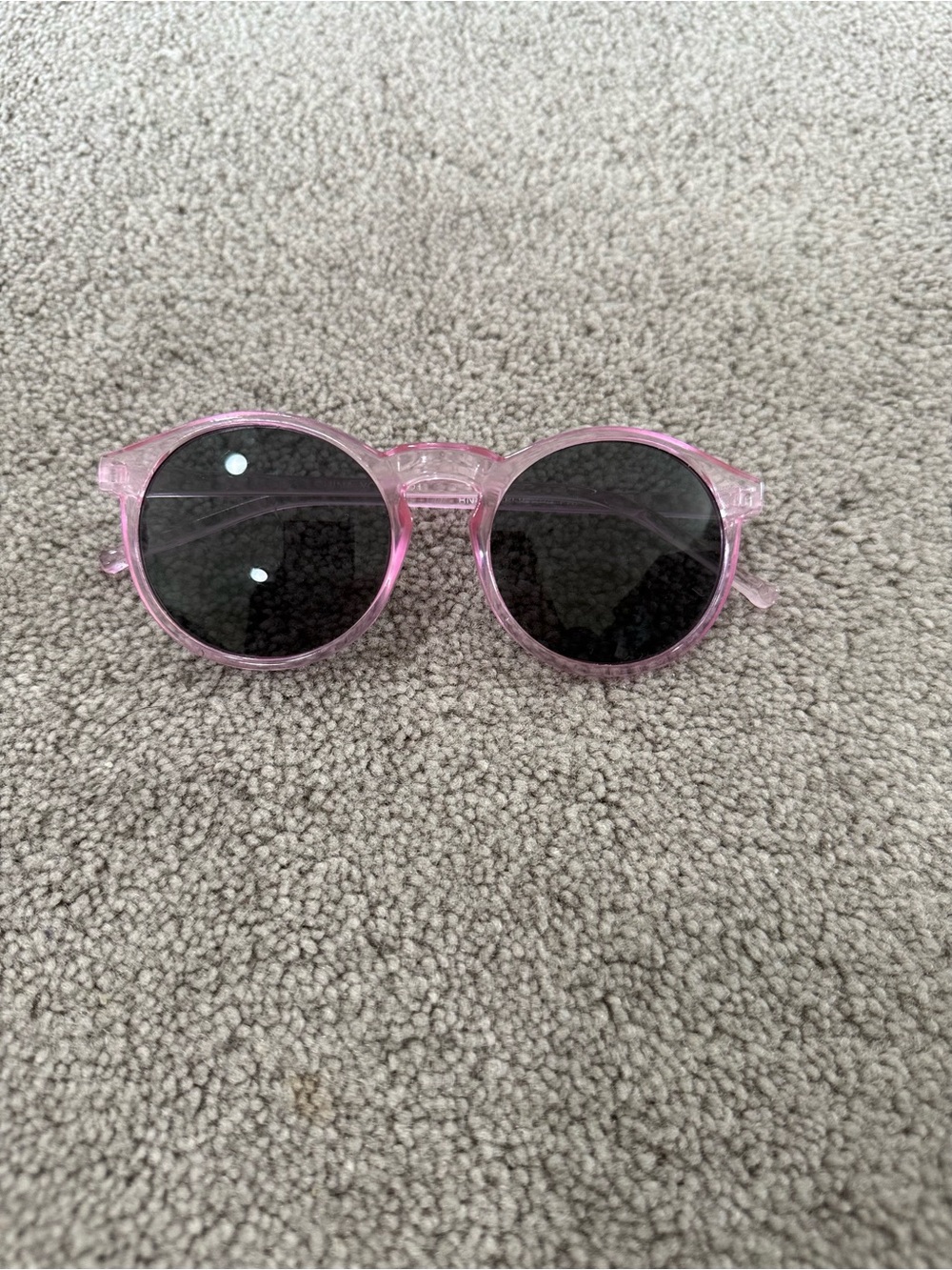 Pink Round Frame Sunglasses